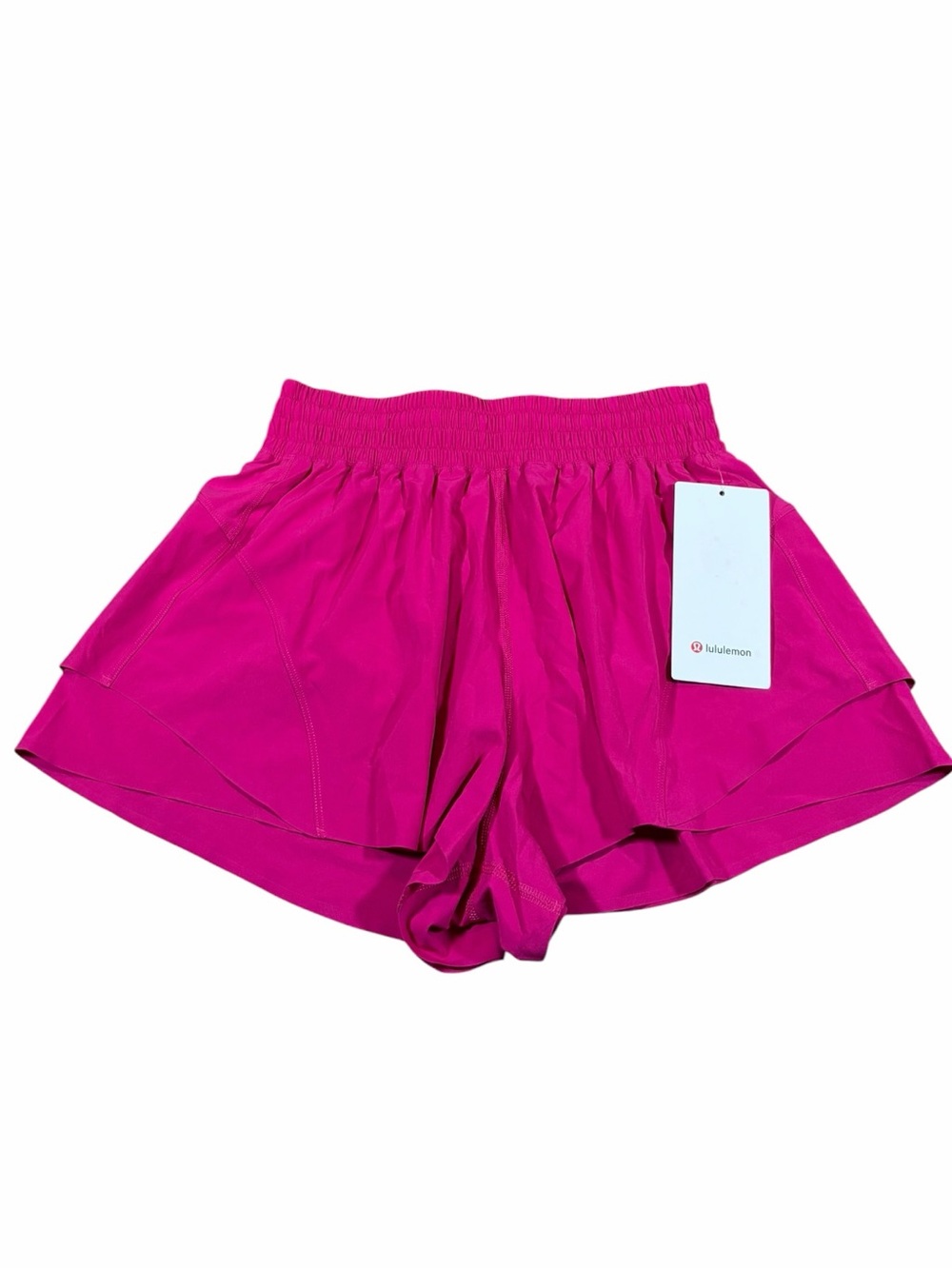 NWT Lululemon Shake It Out High-Rise Running Short 2.5” (Pink Flare) Size S